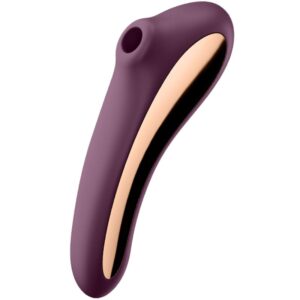 SATISFYER – Dual Kiss Συσκευή Air Pulse & G-Spot Δόνησης (Wine Red)