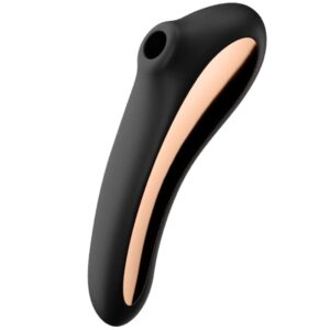 SATISFYER – Dual Kiss Συσκευή Air Pulse & G-Spot Δόνησης (Black)