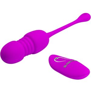 PRETTY LOVE - Callieri Επαναφορτιζόμενο Vibrating Egg με 12 Δονήσεις & 12 Κινήσεις Μωβ