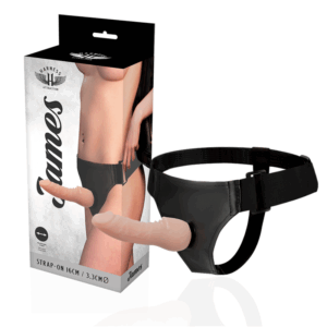 Harness Attraction - James Ζώνη Με Ρεαλιστική Συσκευή 16 cm - Ø 3.3 cm