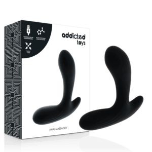 Addicted Toys – Εργονομικο Βοηθημα Διεγερσης Με Δονηση (μαυρο)