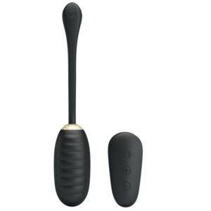 PRETTY LOVE - Doreen Luxury Rechargeable Stimulator Egg Black Remote Control
