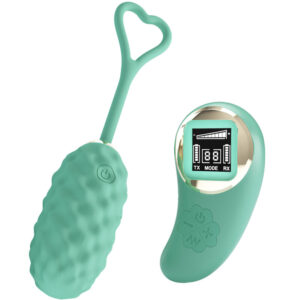 PRETTY LOVE - Vivian Επαναφορτιζόμενο Vibrating Egg με Ασύρματο Χειριστήριο Πράσινο