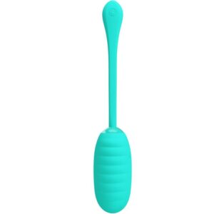 PRETTY LOVE - Kirk Επαναφορτιζόμενο Vibrating Egg Aqua Green