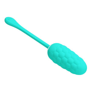 PRETTY LOVE - Vibrating Egg Επαναφορτιζόμενο με Marine Texture Aqua Green