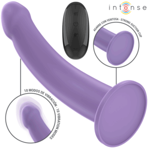 INTENSE – Eddie Vibrator 17.5 cm με 10 Modes Μωβ και Remote Control