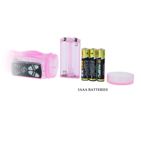 BAILE – Mini Rabbit Intimate Lover Λιλά Συσκευή με Περιστροφή & 12 Modes (Αδιάβροχη, Battery) - Image 6