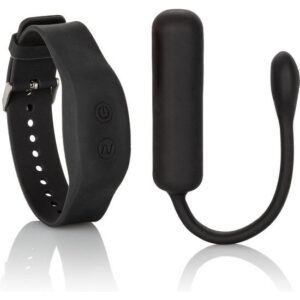CALEXOTICS – WRISTBAND REMOTE PETITE BULLET Μίνι Συσκευή με Ρολόι-Remote & 12 Λειτουργίες