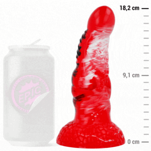 EPIC – Agnis Crimson Fire Massager | 18,2 cm, Fire Design, Premium Σιλικόνη