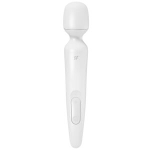 SATISFYER – Wand-erland Massager Λευκό | 50 Συνδυασμοί, Αδιάβροχο IPX7, Μαγνητική USB Φόρτιση