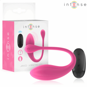 INTENSE – JANICE U Device Double Stimulation | 10 Modes, Pink, Remote Control
