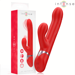 INTENSE – LELE Multifunction Massager Κόκκινο | Περιστροφή, Ταλάντωση & Δόνηση, Αδιάβροχο IPX7